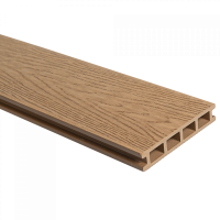 Тер доска BARK (пустотелая) 3000х140х25 мм TEAK (Тик, желтый)